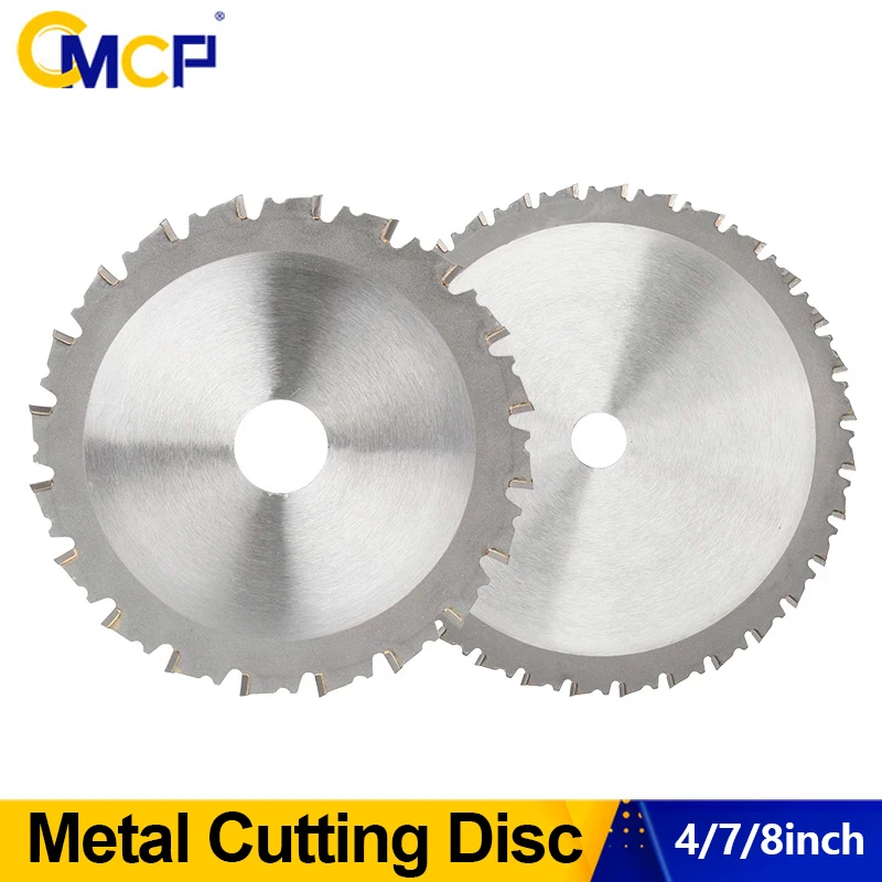 CMCP 1PC Metal Cutting Blade Disc 4/7/8 inch Carbide Circular Saw Blade 20/30/48 Teeth  For Steel Metal Cutting Blade