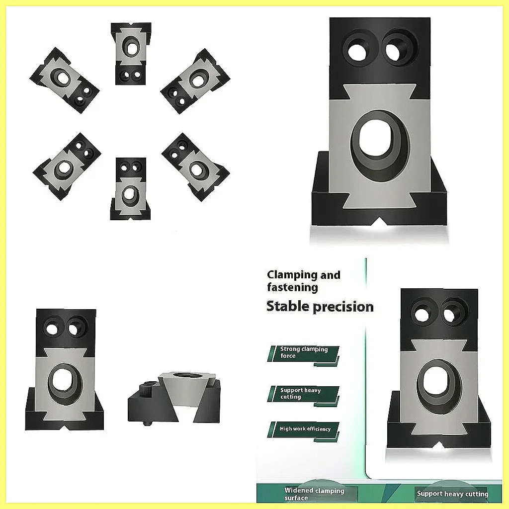 

Односторонний пневматический зажим M12 с несколькими станциями, ручной односторонний прецизионный параллельный зажимной инструмент