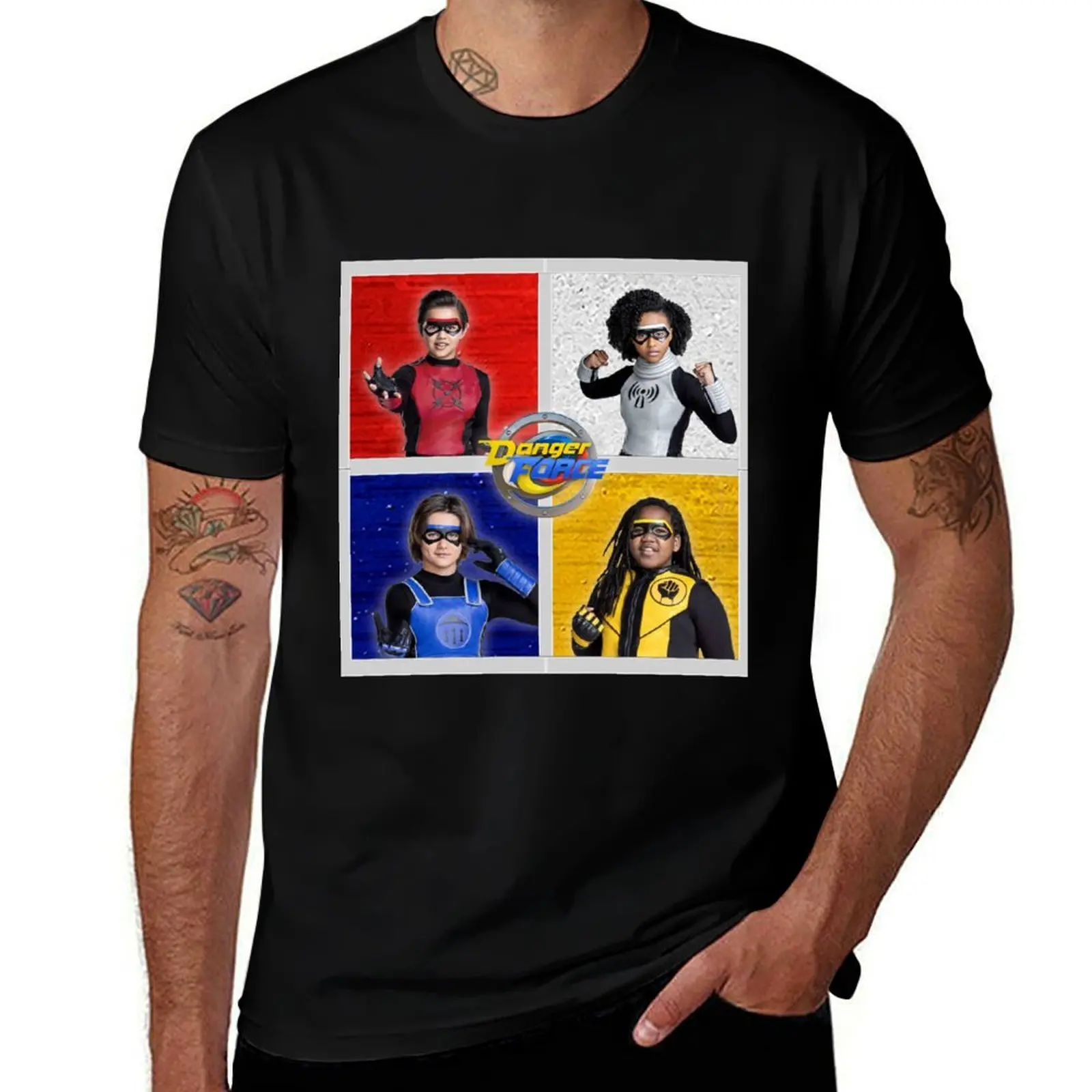Danger Force Squad T-Shirt t shirts for man pack white T-Shirt