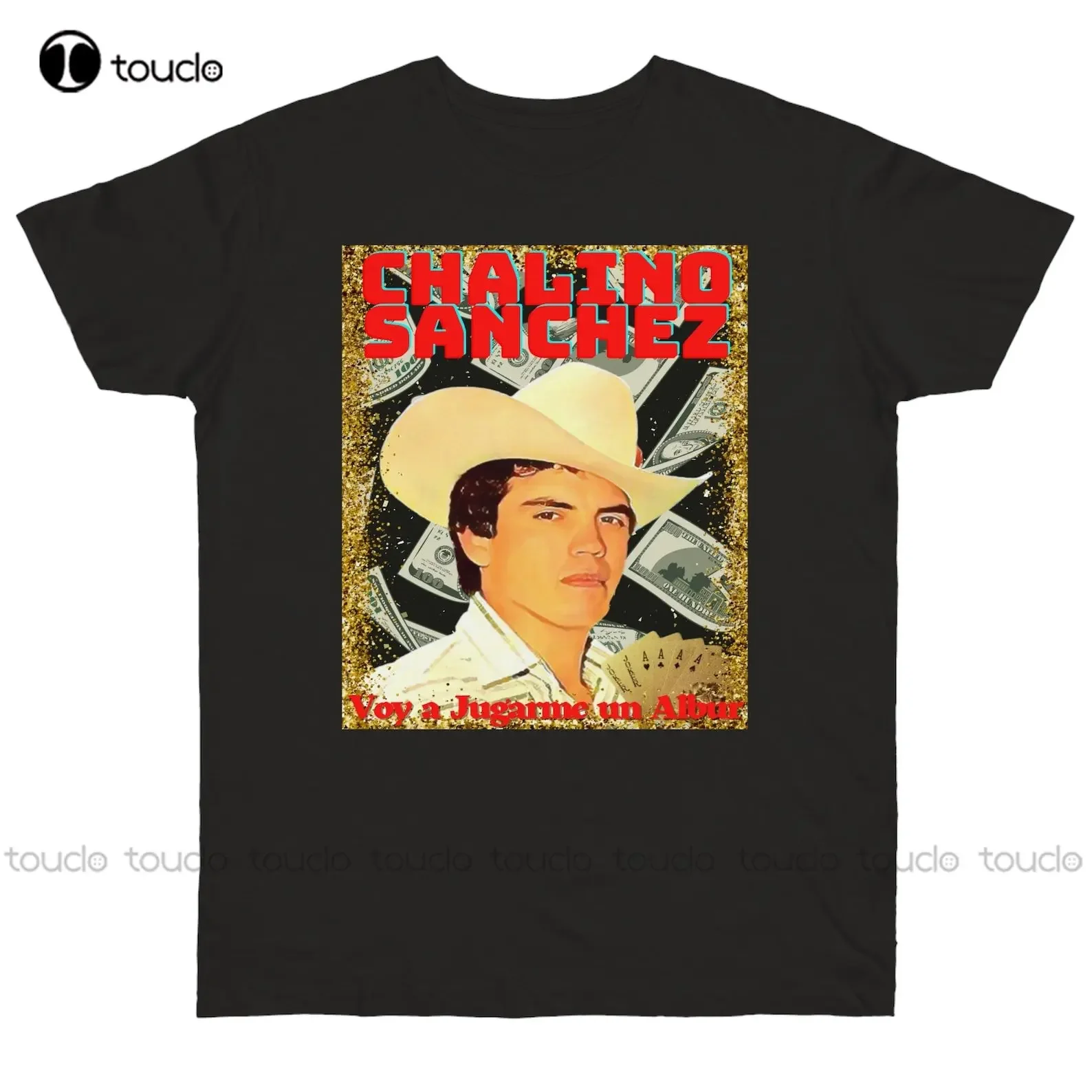 Chaalino Sanchezz Chalino Sanchez T-Shirt Beach Shirt Funny Art Streetwear Cartoon Tee Digital Printing Tee Shirts Custom Gift