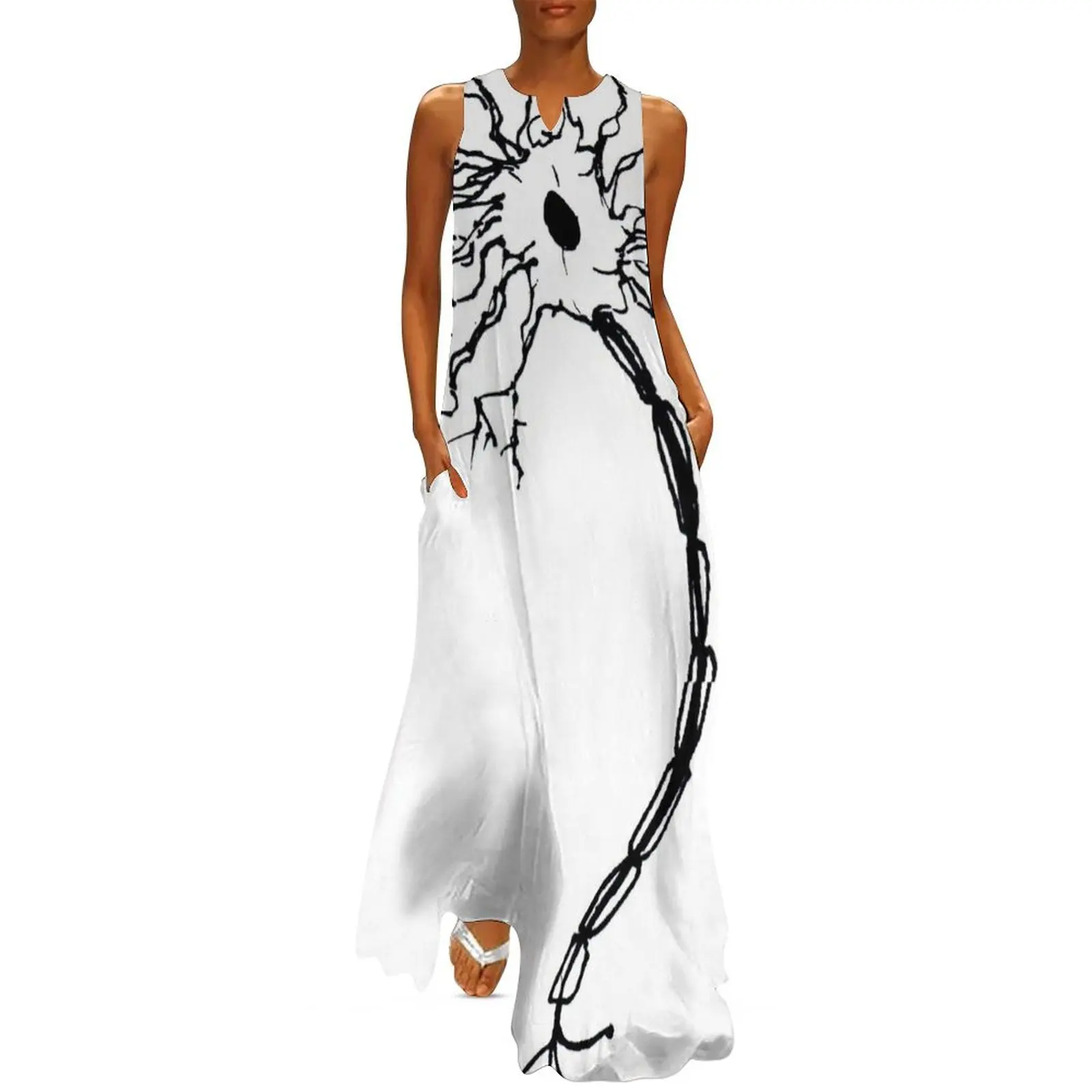 

Simple Neuron Doodle Long Dress Dresses gala Women's dress summer dress for women 2025