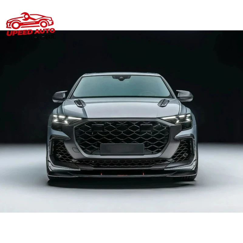 Suitable for High-Grade Audi RSQ8 (2025+) Sport-Style Body Kit Dry Carbon Fiber Front Lip, Side Skirt, Rear Diffuser