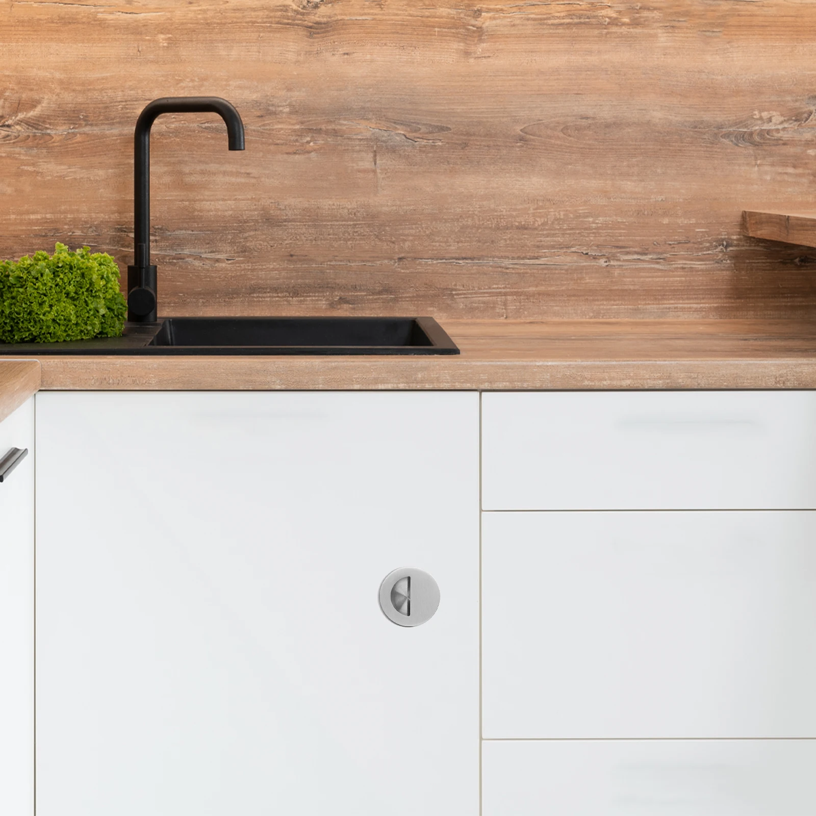 

6pcs H les Stainless Recessed Door Knob Steel Drawer Pulls Recessed Flush Pull H Sliding Doors Cabinets Flush Modern