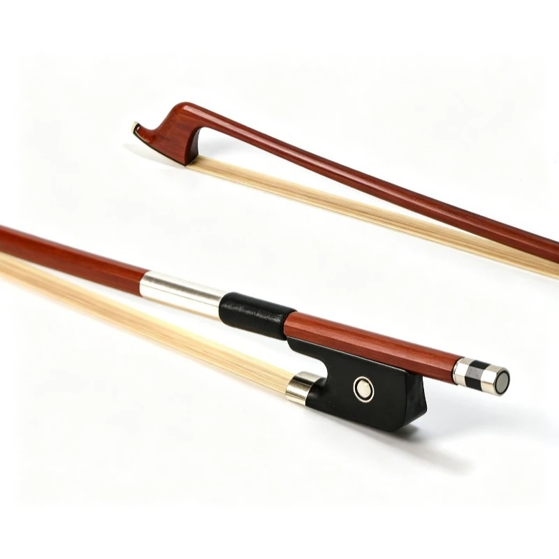Red Sandalwood Violin Bow High Elasticity Cello Octagonal Bow Round Smooth Straight Violin Bows String Instrument Accessories
