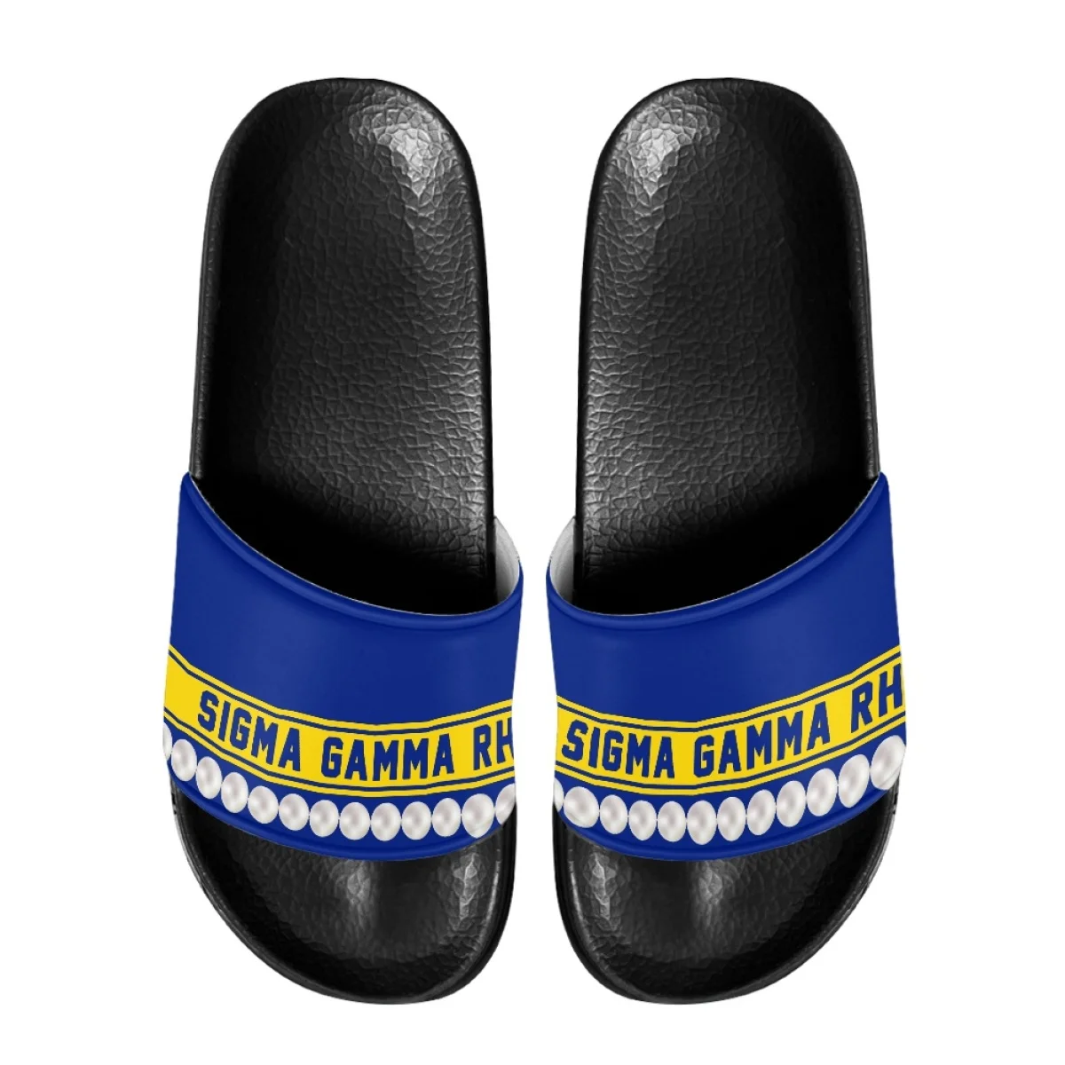 New Summer Women Slippers 2023 New Sigma Gamma Rho Pearl Designer Non-Slip Shower Slides Outdoor Fashion Sandals Footwear Gift