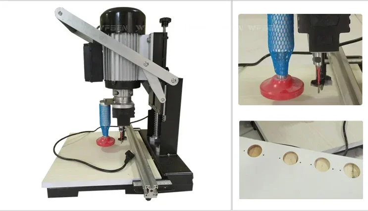 Perceuse portative manuelle pour porte en bois, outils de quincaillerie, trou de continent, perceuse orable, haute qualité, bon prix