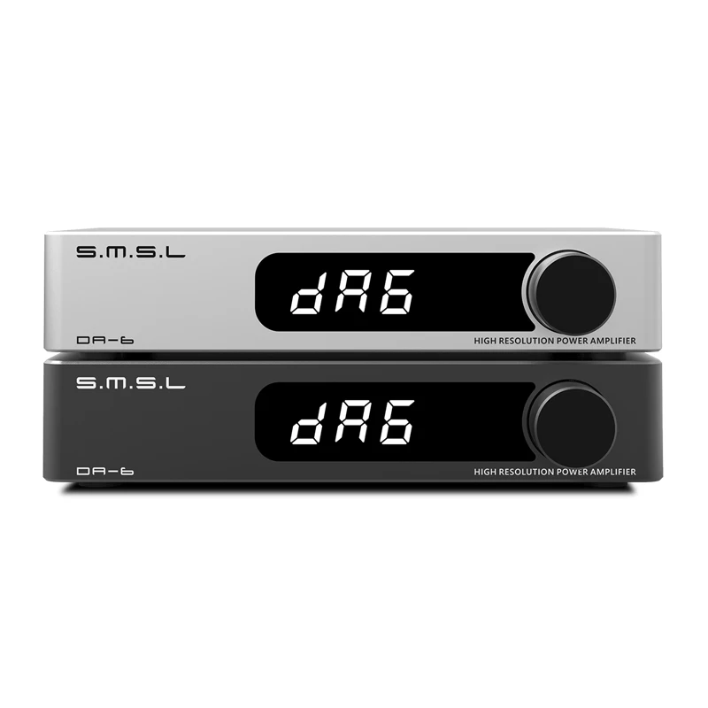 SMSL DA-6 Power Amplifier Mini High Resolution DA6 Amp 70W*2 Stereo Two-channel HIFI Digital Audio Amplifier With Remote Control