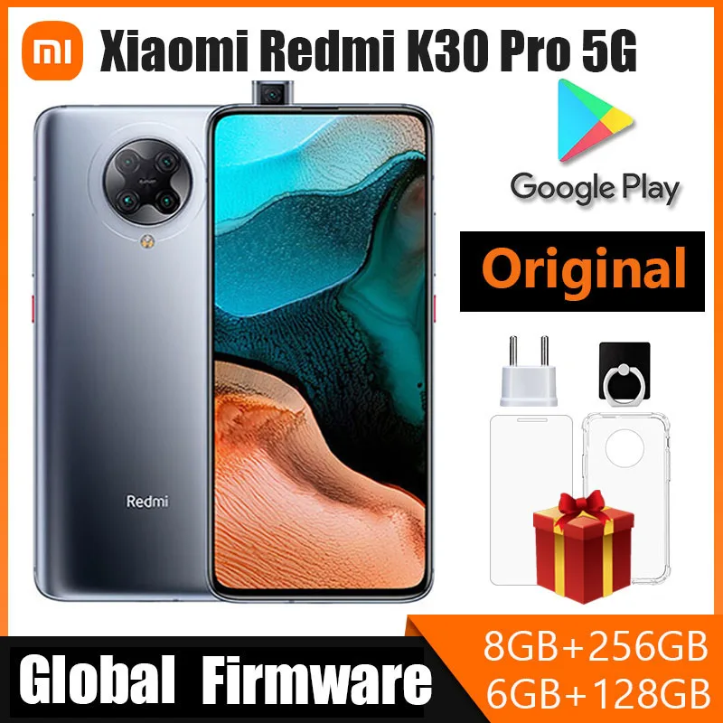 Original Xiaomi Redmi K30 Pro 5G Smartphone Snapdragon 6,67 8 Core voll gekrümmter Bildschirm 64 Millionen Pixel verwendet Telefon