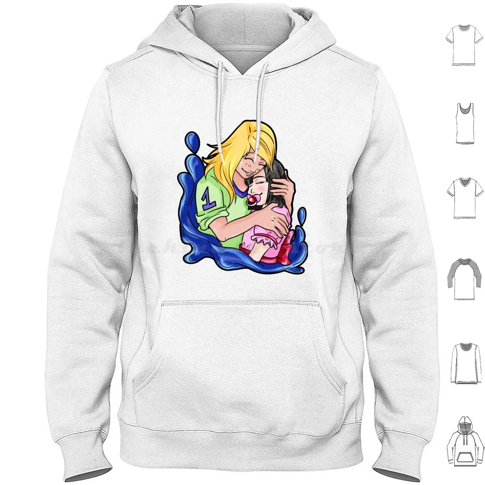 Adult Baby Little Couple Binkie Daddy Ddlg Brat Hoodie cotton Long Sleeve Ageplayer Little Brat Daddys Girl Sub Submissive