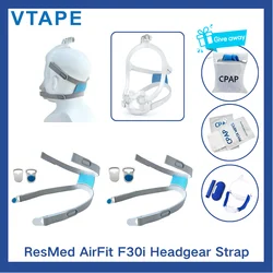 2 Pcs Replacement AirFit F30i Headgear, Soft Comfortable Unisex CPAP Replacement F30i Headgear Strap (without Mask)