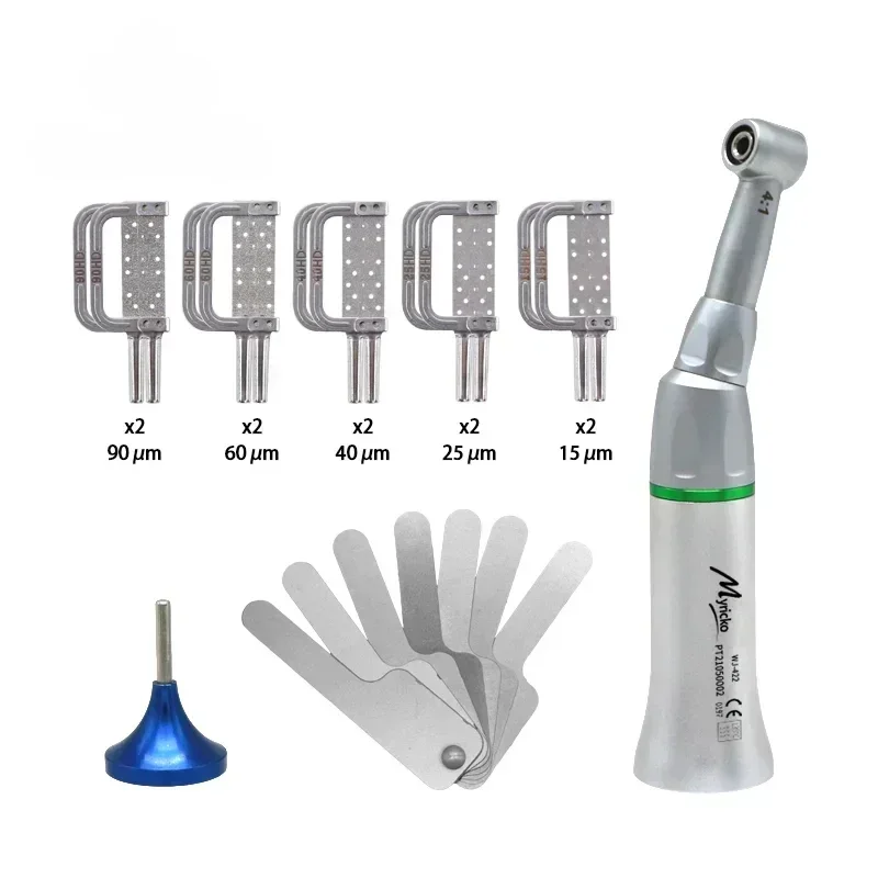 4:1 Orthodontic Contra Angle Handpiece, 10 IP Strips, Slow Speed, Push Button, Bending Machine, Electric Powered Dental Tool