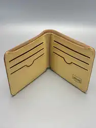 Couples Set Gift Box Le Tanned Leather Wallet Card Holder Busin OL Sle ort Wallet Genuine Leather Interior