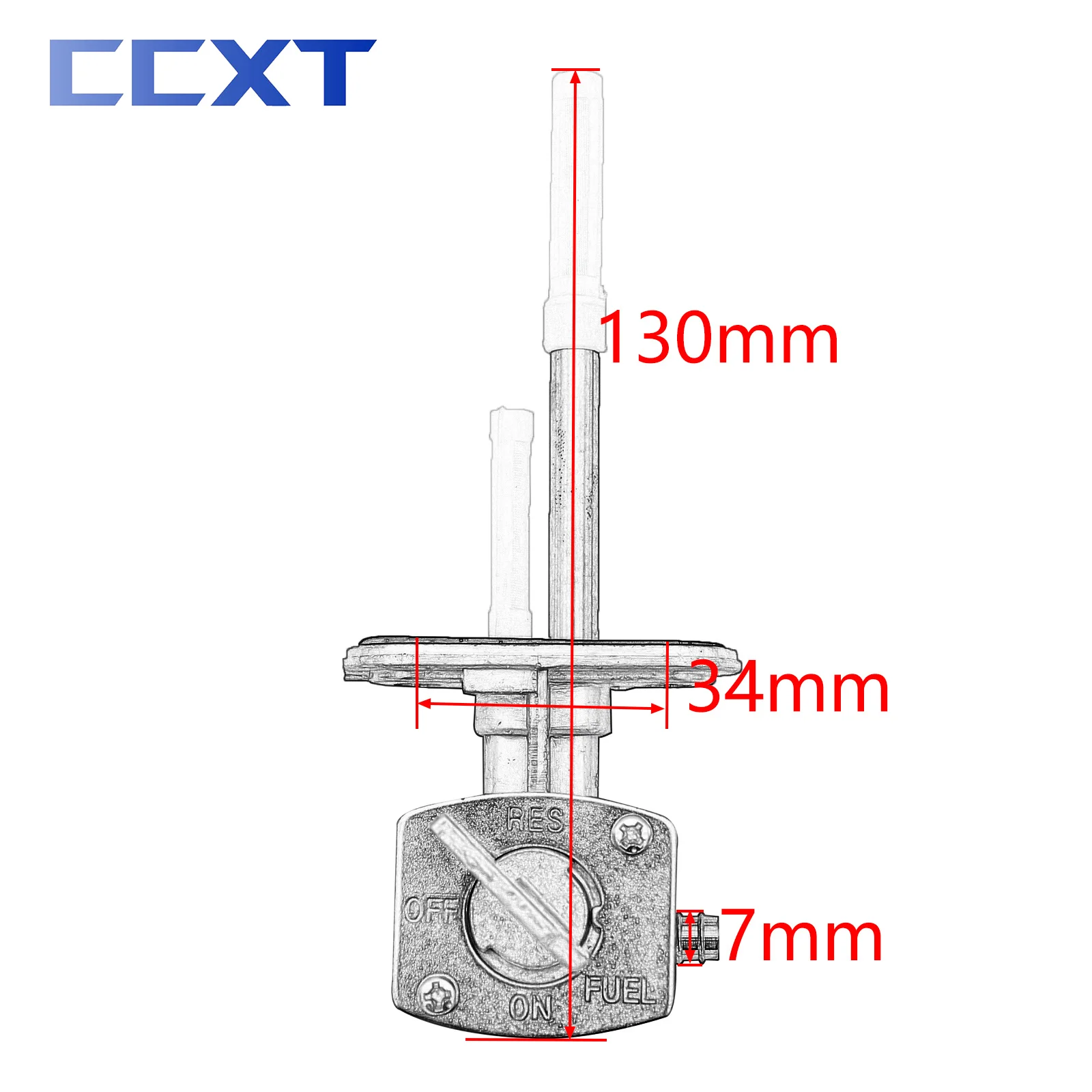 Motorcycle ATV Fuel Vavle Petcock Shut OFF Tank Switch For Yamaha TTR 90 125 225 230 250 Timberwolf Bear Tracker Big Bear 4X4