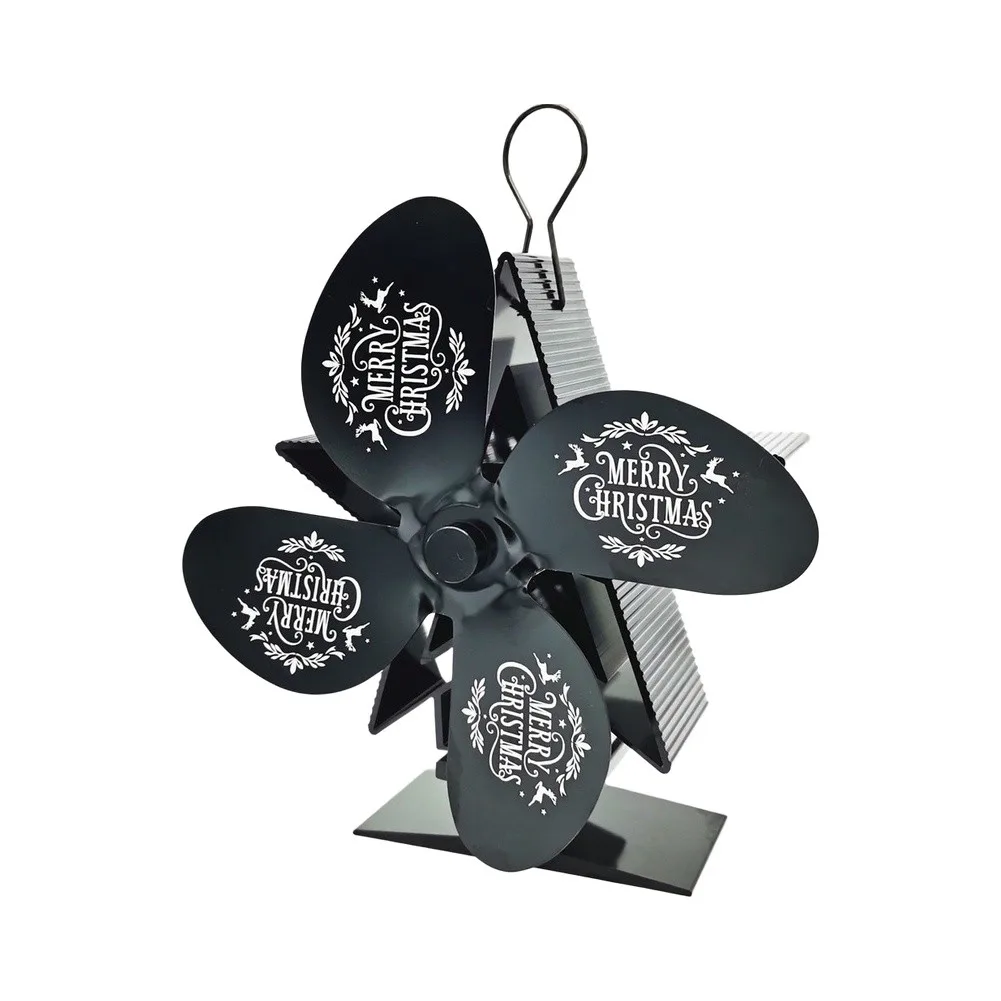 Efficient Fireplace Fan for Wood Fireplaces That Enhances Convective Heat Flow Without Requiring Batteries or Wiring