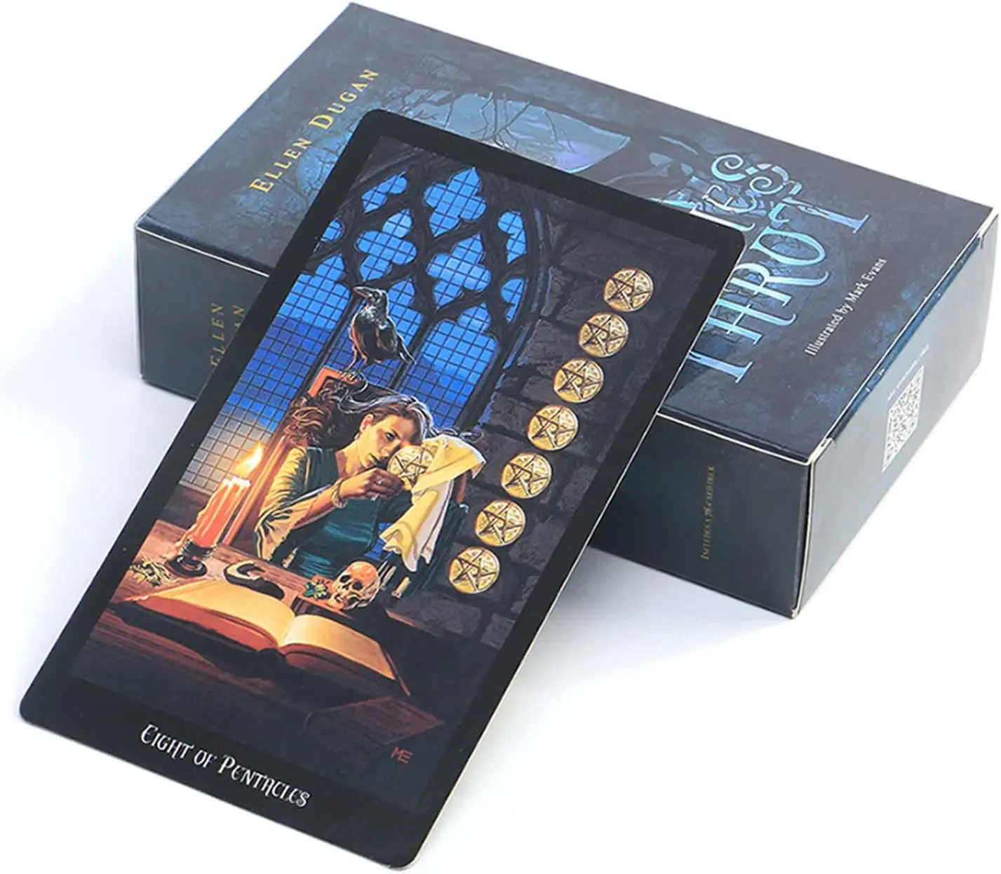 Witches Tarot 10.3x6cm 78pcs Cards With Guidebook For Party Family Friends Beginners Fortune Board Game Playing Cards Toys