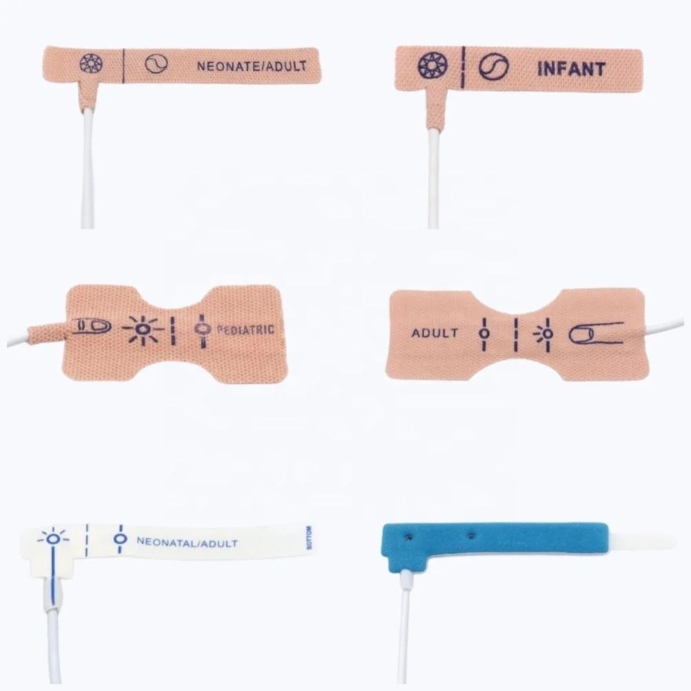 9Pin Disposable SpO2 Adhesive Sensor Fit Biolight Neonatal Adult