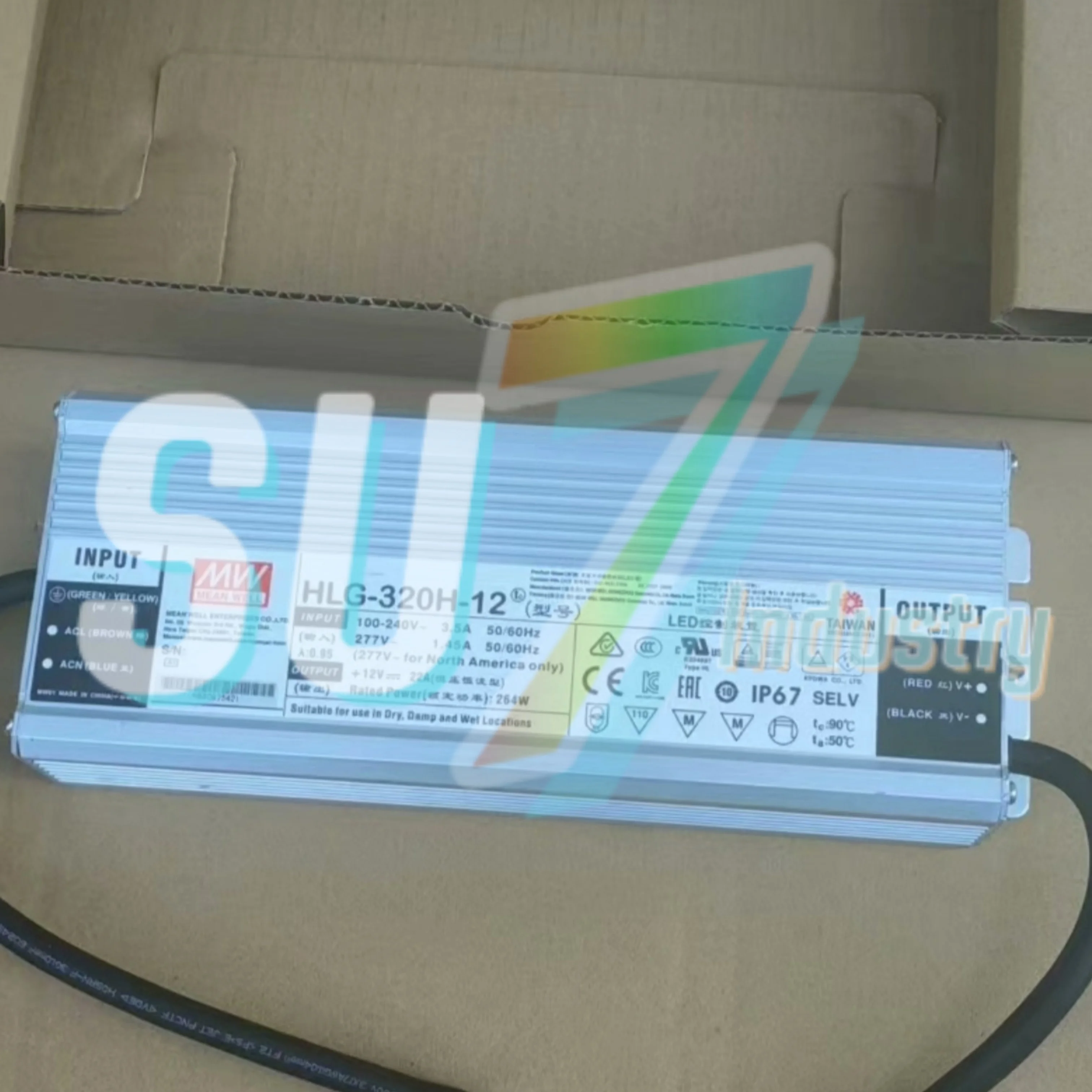 

Mean Well HLG-320H-12 HLG-320H-12A HLG-320H-12B Switch Power Supply New In Box