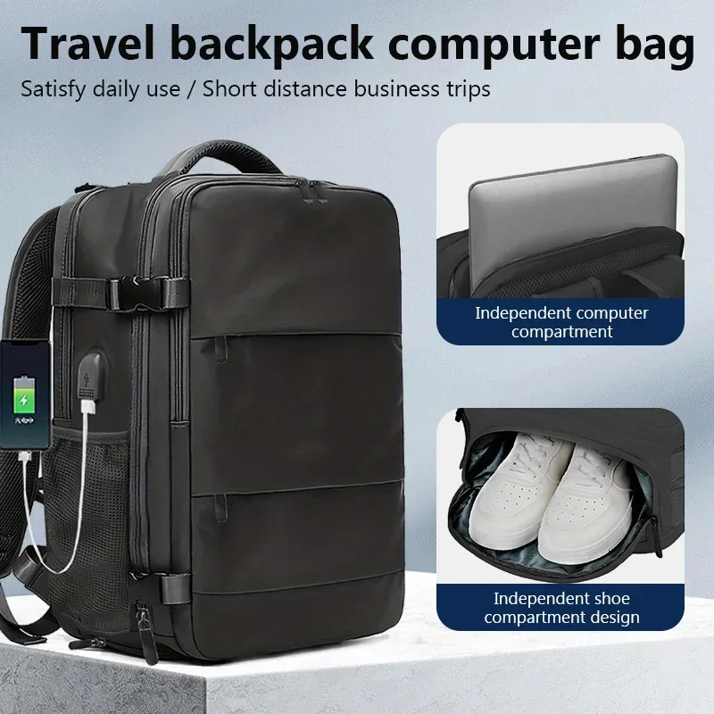 

Men's Large Travel Backpack 40x28x15 Cabin Bag for Women Airline Approved Waterproof Laptop Backpack Executive Work Bag