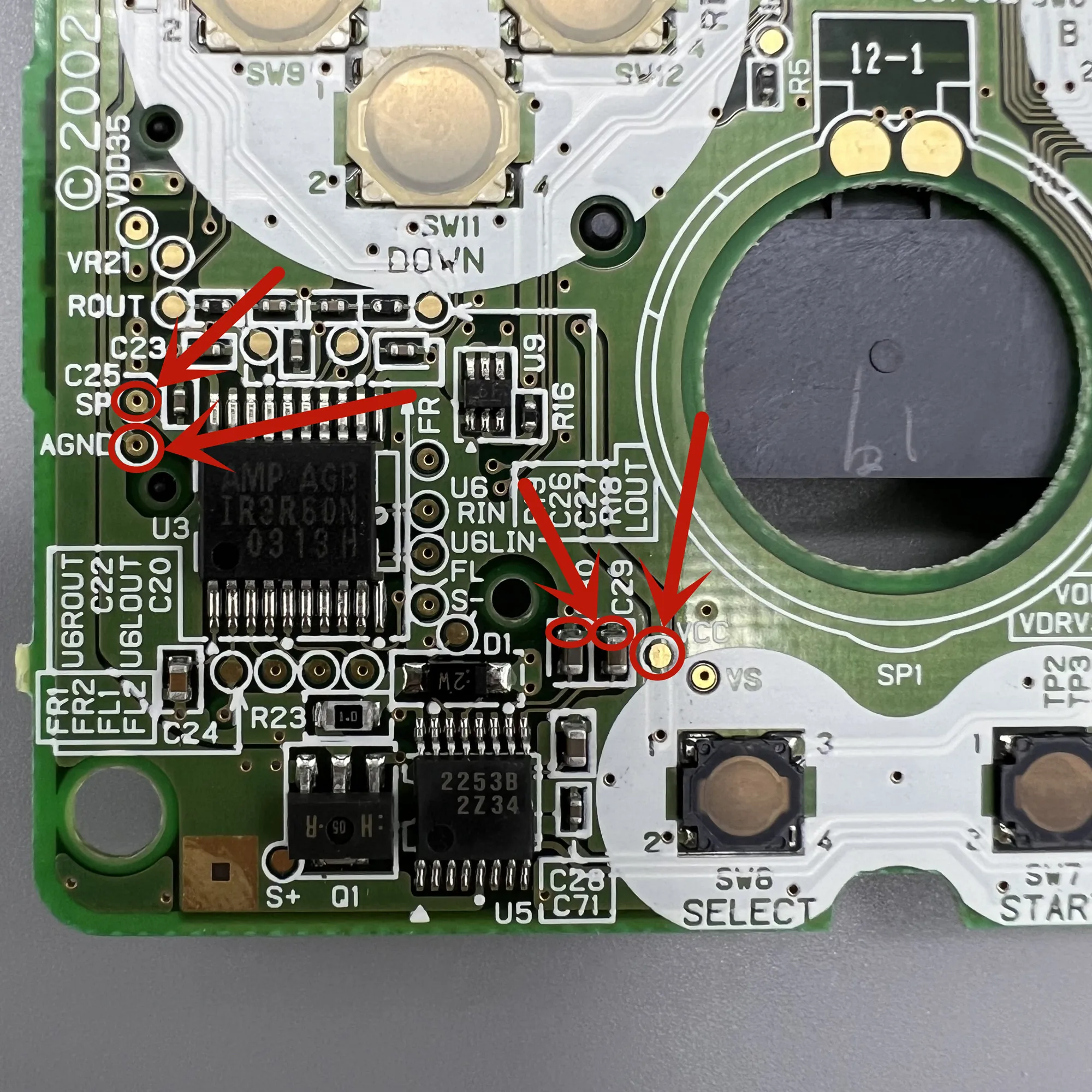 โมดูลเครื่องขยายเสียงดิจิทัลสำหรับ gameboy Advance SP gbasp Sound ameboy