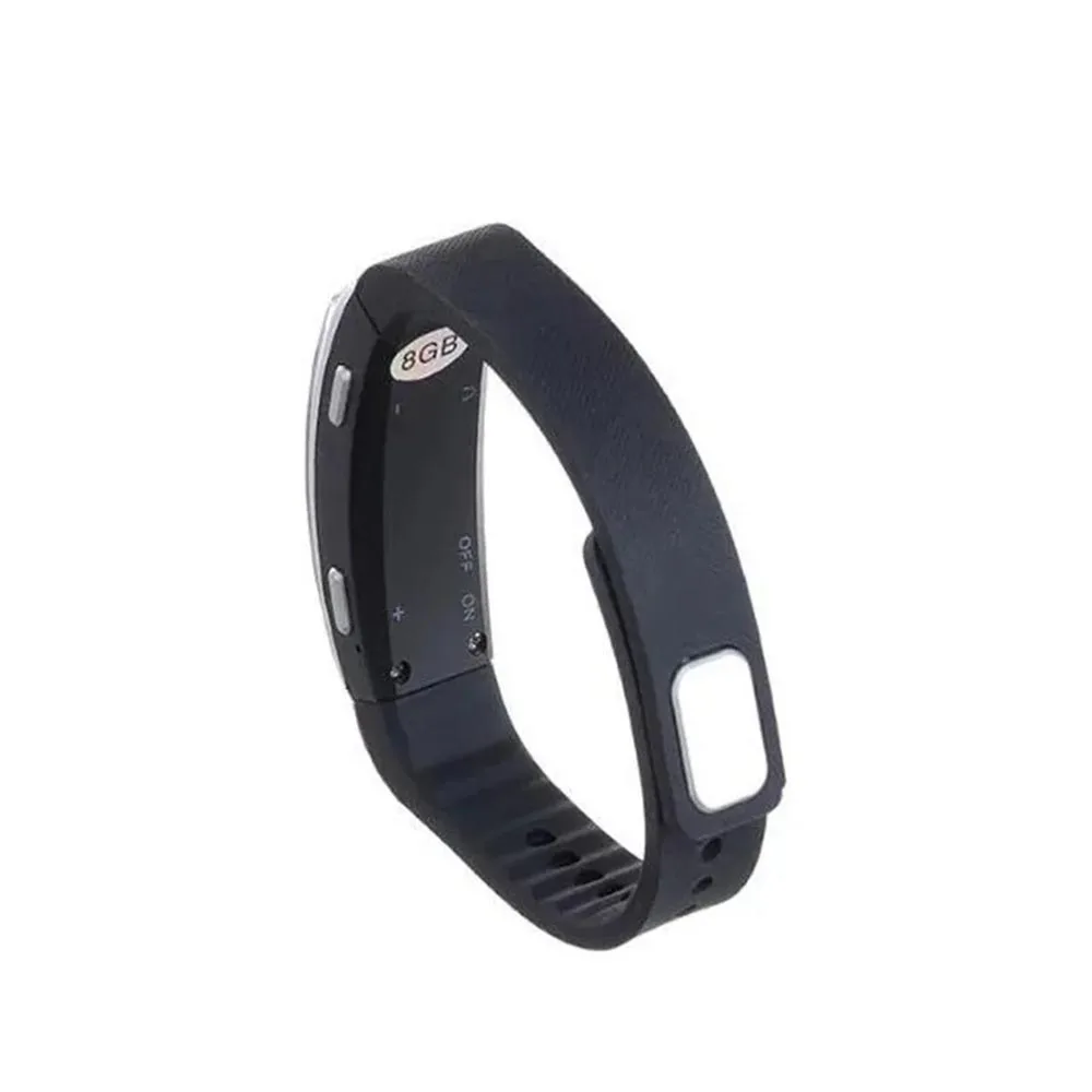 

Браслет с памятью 8 ГБ, цифровой диктофон, браслет, аудиорекордер, часы, запись, шумоподавление, аудио, MP3-плеер PQ102