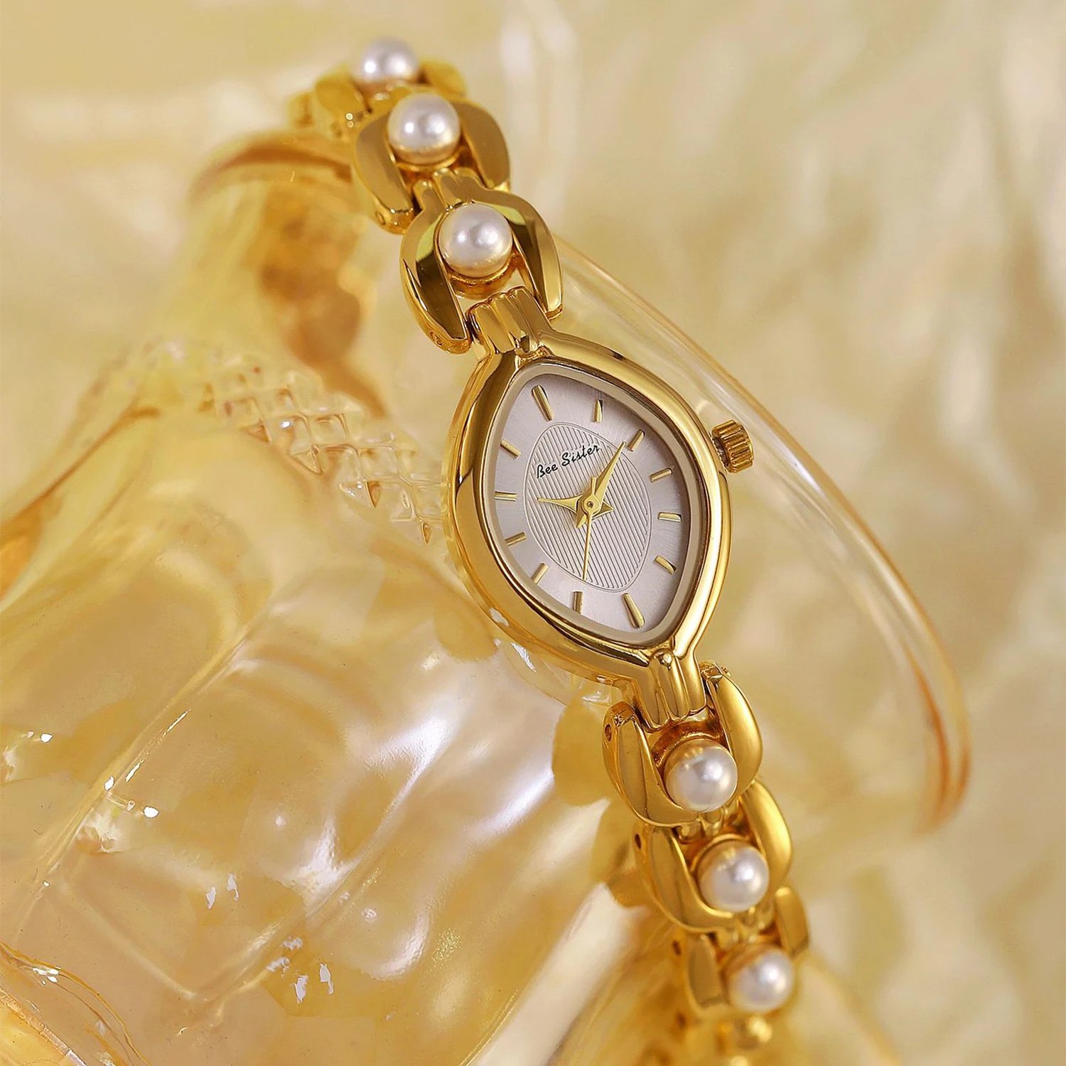 Antique Light Luxury Women for Watches Natural Pearl Temperament Women's Watch Waterproof Bracelet Quartz Ladies Wristwatch