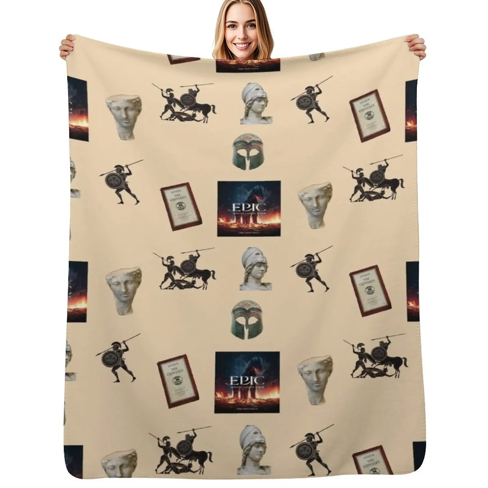 

Epic the musical Troy saga pack Throw Blanket Summer Cool Breathable Blanket for Sleeping