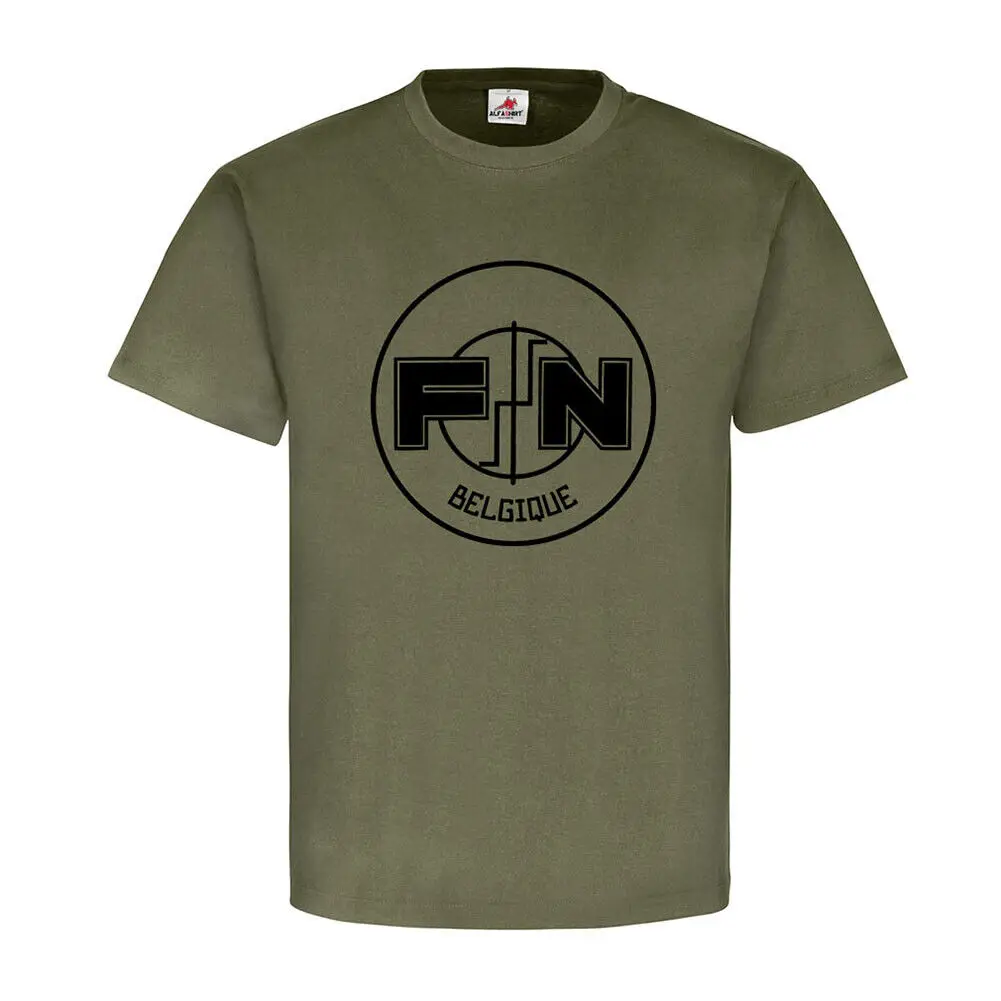 FN Belgique Fabrique Nationale Herstal Fan Belgien Weapons Factory T Shirt 18602