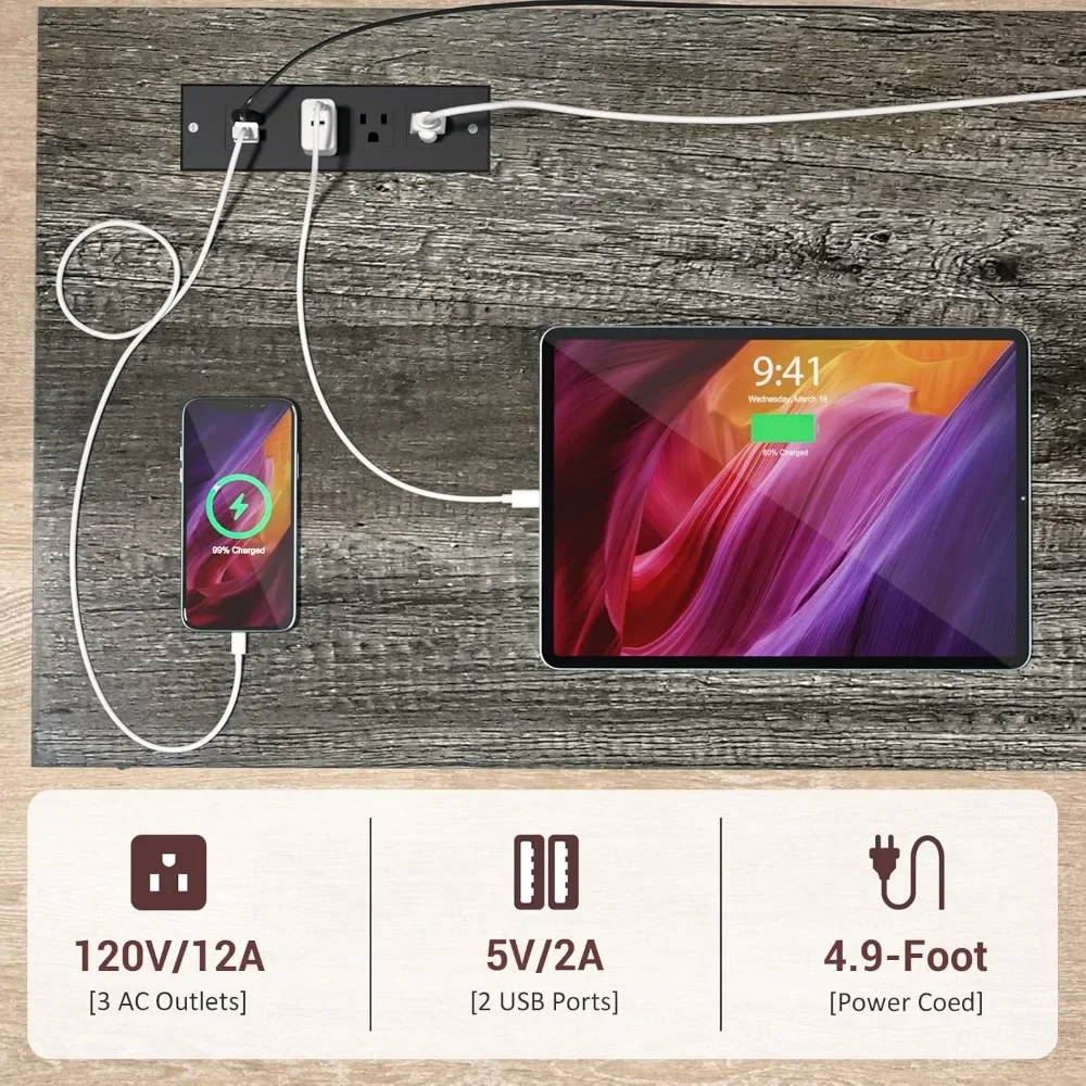 Armário de barras de led com tomadas de energia e espaço de armazenamento, armário de barras de café industrial para licores e óculos, armário de barras