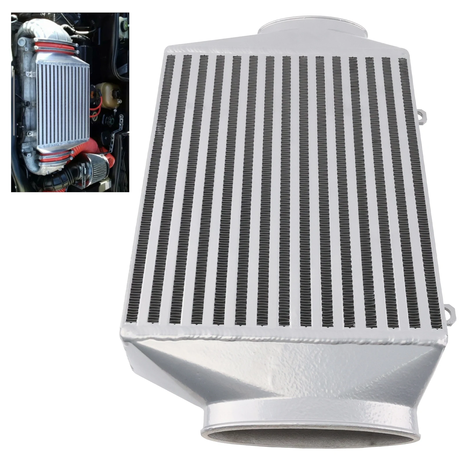 

R53 R52 Uprated Intercooler Top Mount for 2002-2006 BMW Mini Cooper S Supercharger 1.6L