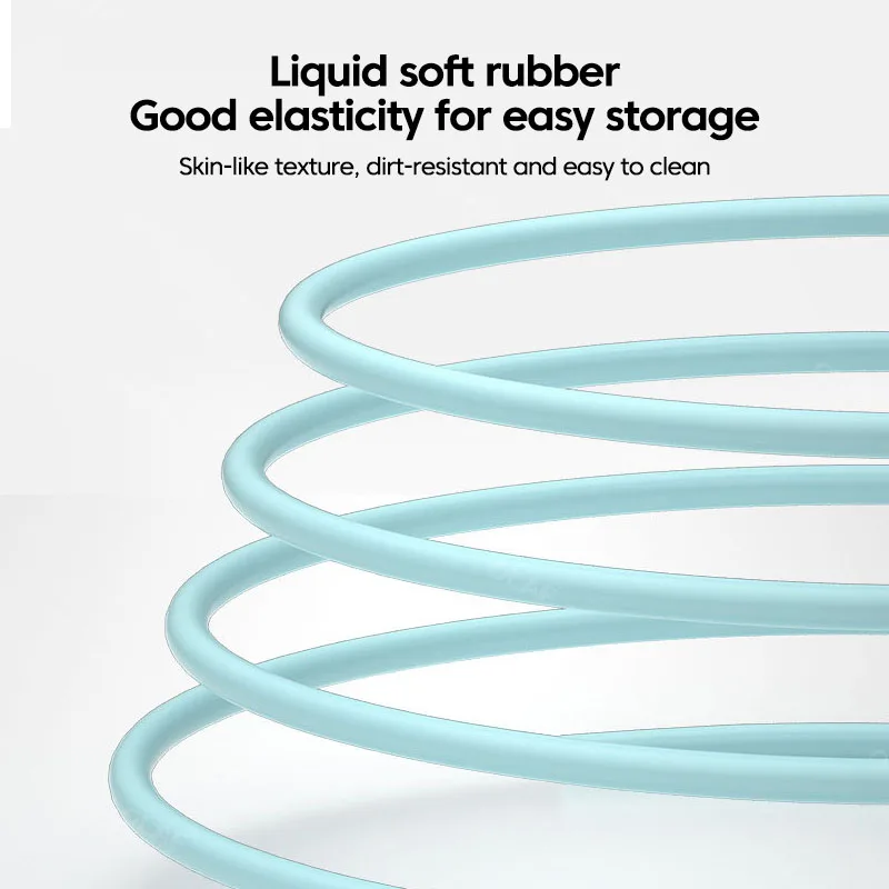 Liquid Silicone USB C Cable 3A Fast Charger Cable For Xiaomi Sumsung Huawei Nova 2 POCO USB C Wire Cord 90 Degree Type C Cable