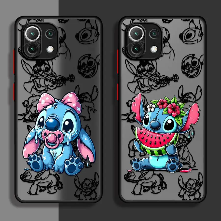 Мягкий чехол для телефона Redmi A1 A2 Plus A4 12C 14C K40 Pro 10 13C 9, чехол с рисунком Disney Stitch Baby
