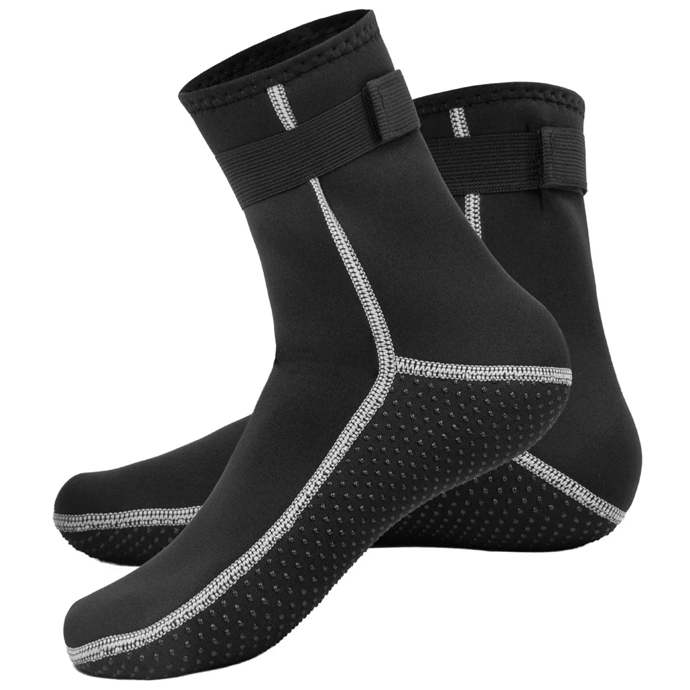 3mm Camouflage Tauchsocken Neopren Anti-Rutsch-Wassersocken Warm halten Sandsocken Wassersport Schwimmen Surfen Tauchen Schnorcheln – Detail 9