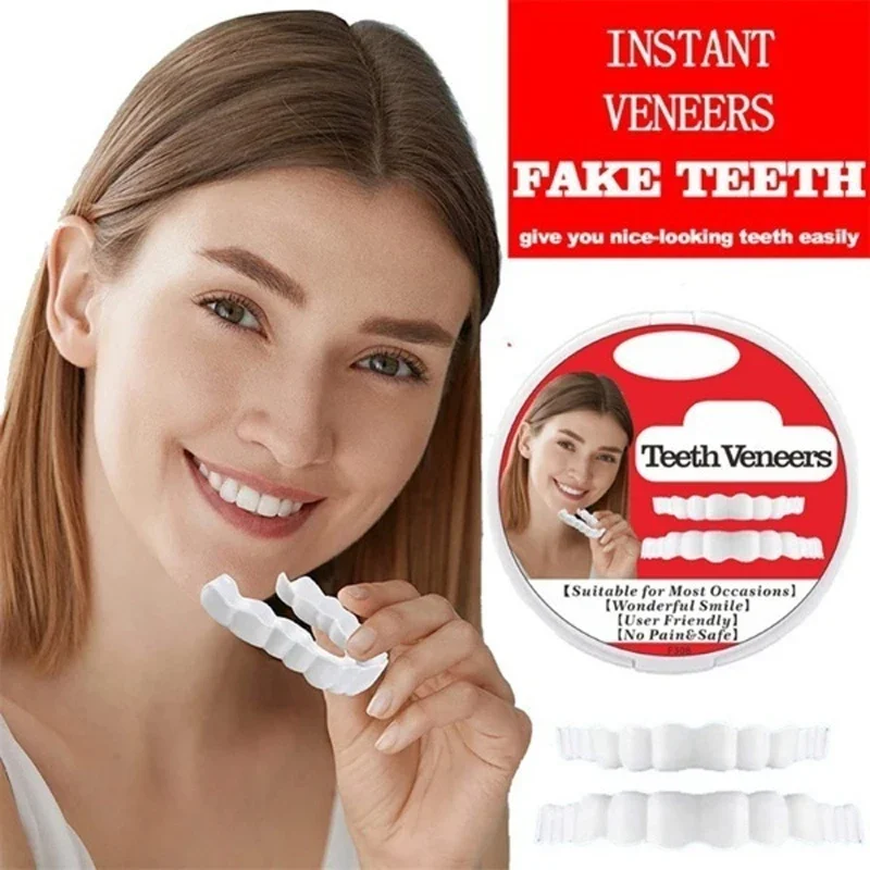 New Arrival Upper Plus Lower Flex Whitening Fake Tooth Denture Veneer Braces High Cost Performance