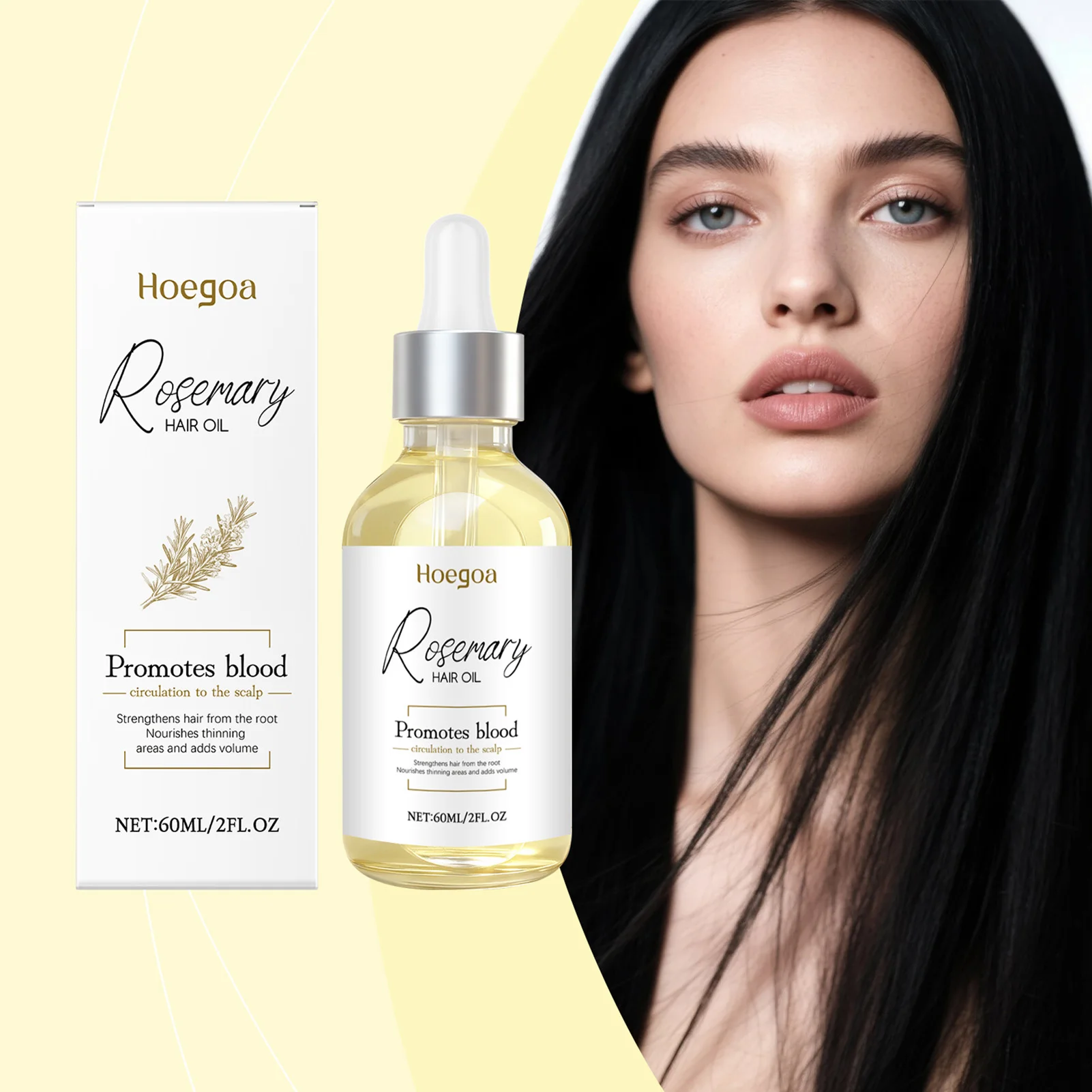 مستخلص نباتي روزماري للعناية بالشعر زيت أساسي لعلاجات نمو الشعر مضاد للتجعد يضيف صيغًا طبيعيًا لامعًا زيت الشعر #6