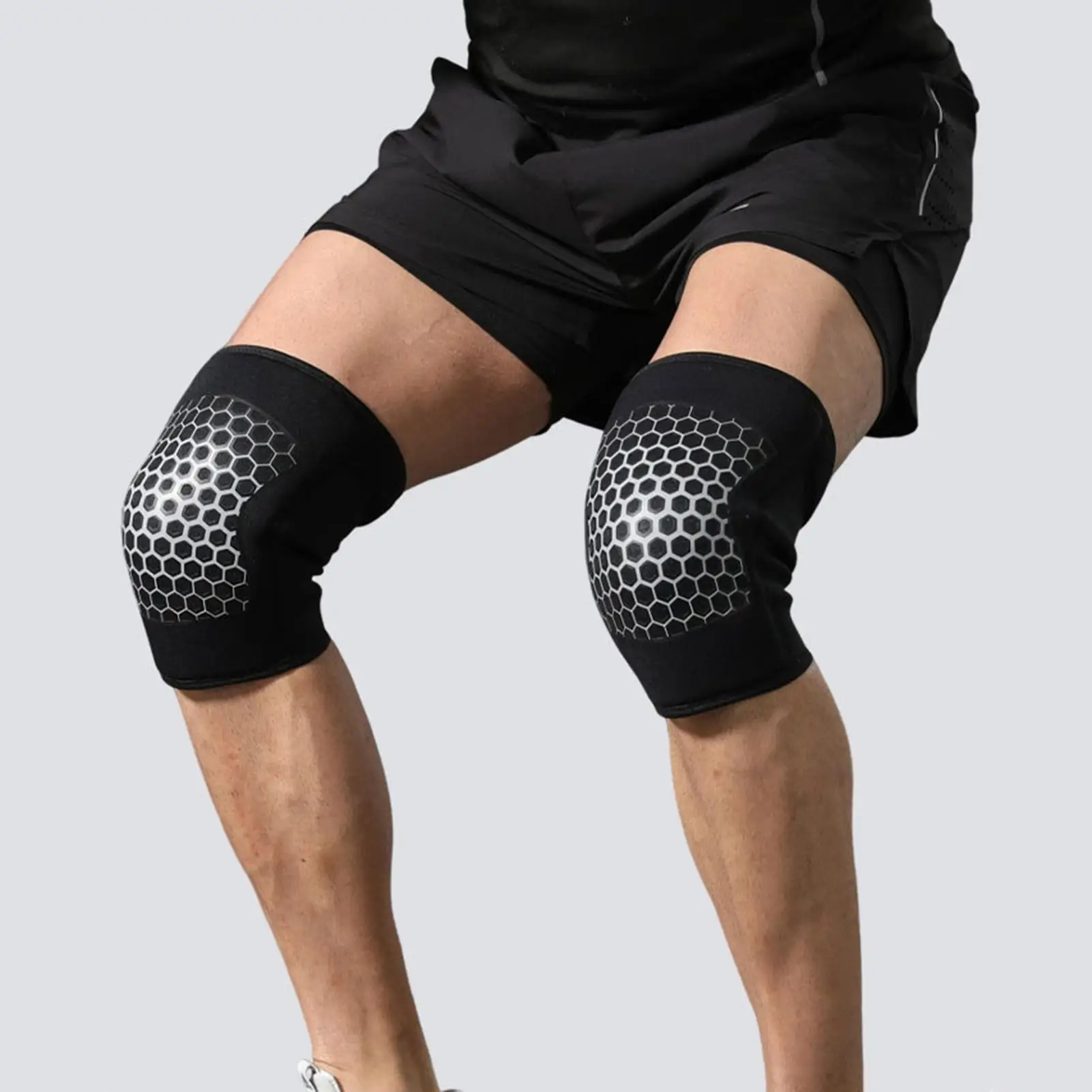 

Наколенник для мужчин 7 мм, профессиональный, дышащий, компрессионный, для бега, тренажерного зала, спорта, ходьбы, волейбола