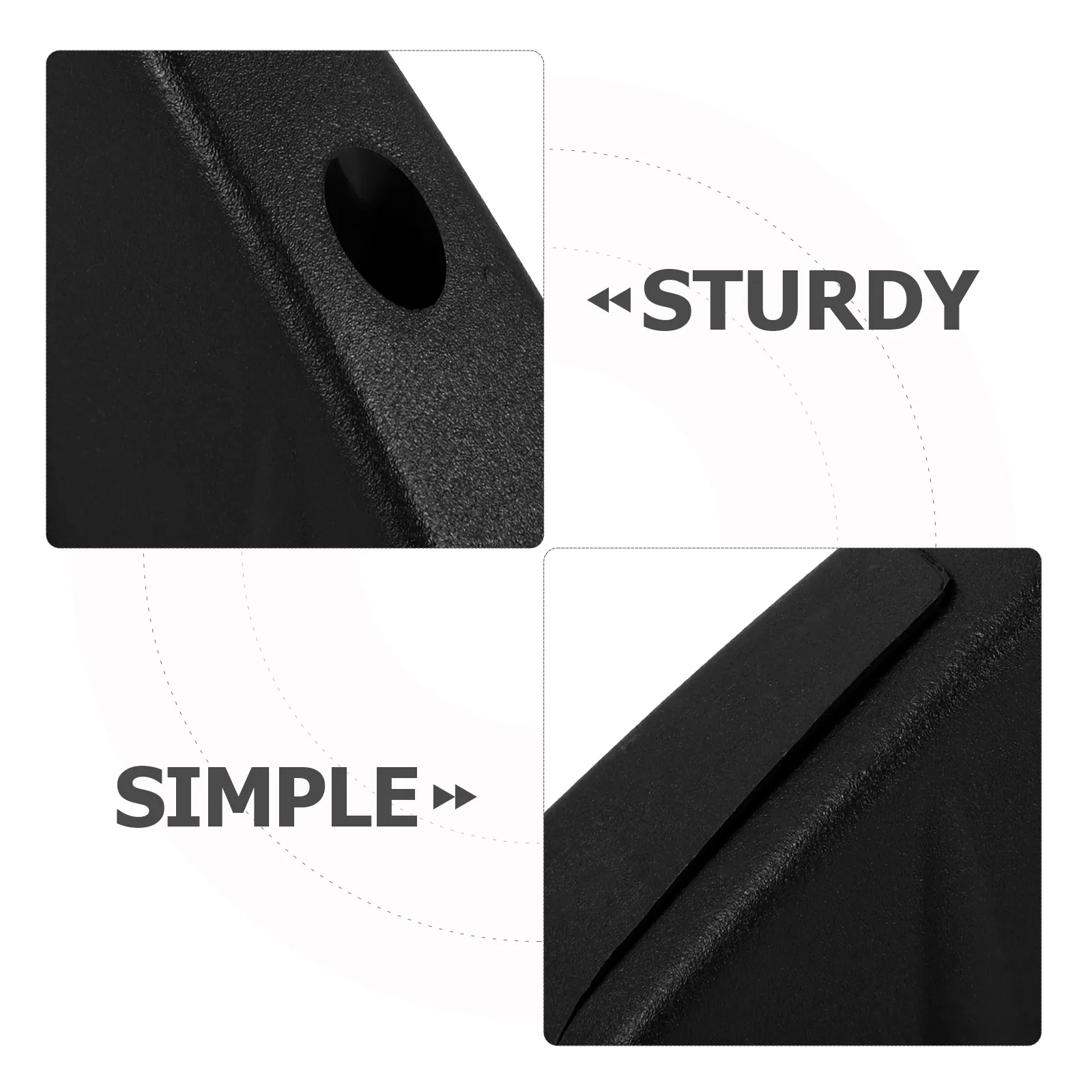 

4pcs Modification Bumper Molding Car Decoration Diffuser Lip Accessories Auto Exterior Parts Universal Fit Durable PP Material