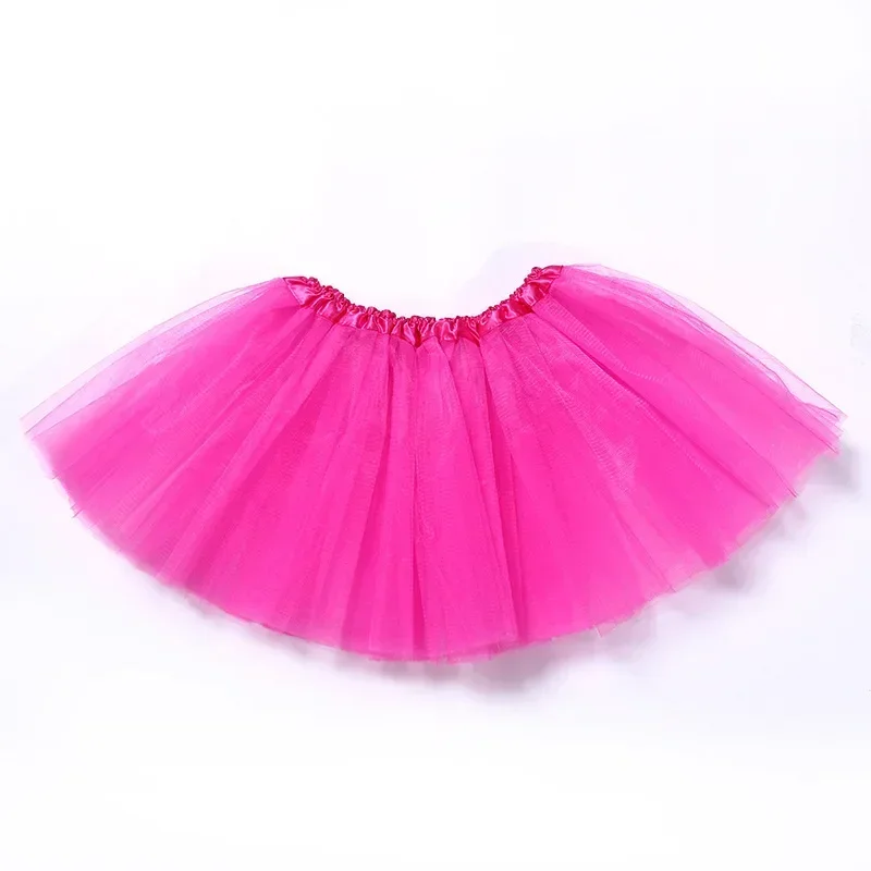 Multicolors Mesh Short Skirt for Women Elastic Dancewear Mini Skirt Fairy Yellow Tulle Skirt Mother Daughter SA634