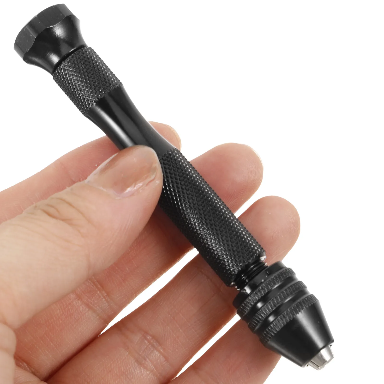 

1Set Precision Manual Hand Drill Set Sturdy Metal Construction Compact Portable for Wood Plastic Walnut Amber Drilling Rotary