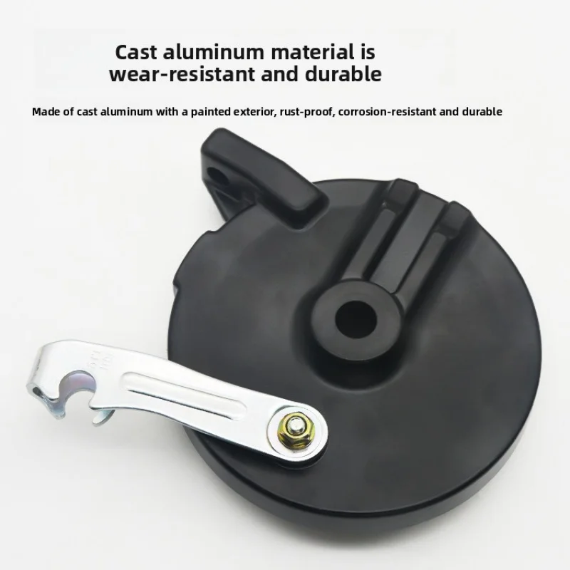 Electric vehicle brake assembly, brake caliper brake pads, universal for electric motorcycles, 110 type drum brake pads