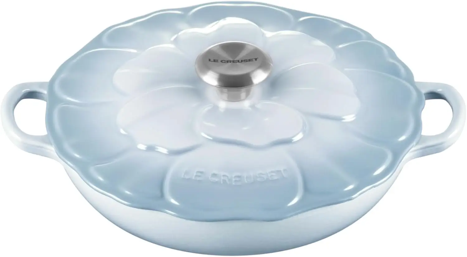 

Чугунный казан с эмалированным покрытием, 2,25 кварты, цвет «Коштейн-синий» – превосходное сохранение тепла и легкая очистка