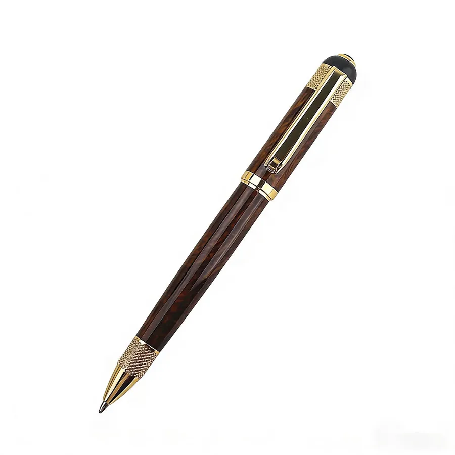 

High Quality Luxury Blue marble Metal Ballpoint Pen 0.5MM Nib Ball Pens for School Office Supplies