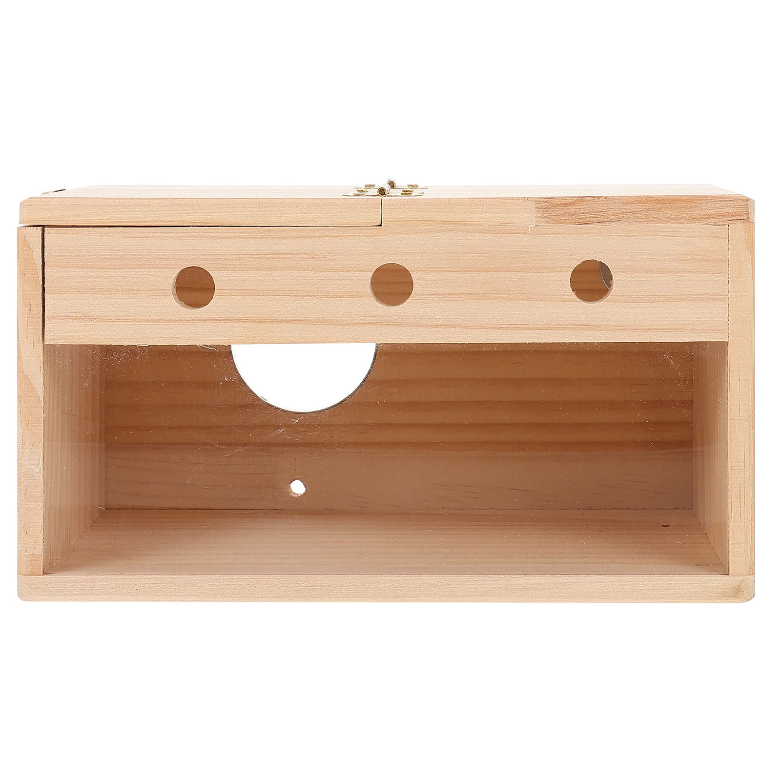 

Small Parrot The Bird's Nest Child Decoration Pet Wooden Houses for Outside Supply