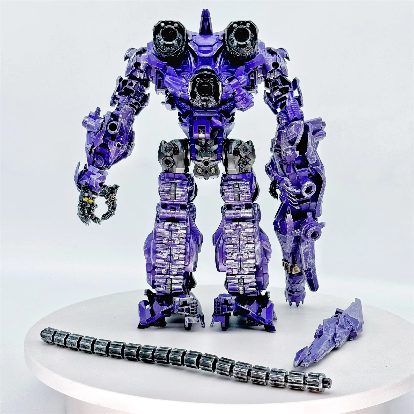 BAIWEI-figura de acción transformable para niños, transformable juguete de Robot, Serie de estudio de película Shockwave, KO SS56, TW-1028, TW1028