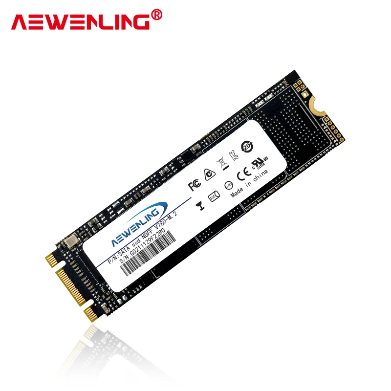 M.2 Ssd Sata 64Gb 128Gb 256Gb 512Gb 1Tb Hoge Snelheid Ngff Sata3 2280Mm Schijf Hdd Disco Duro Voor Desktop Laptop Computer