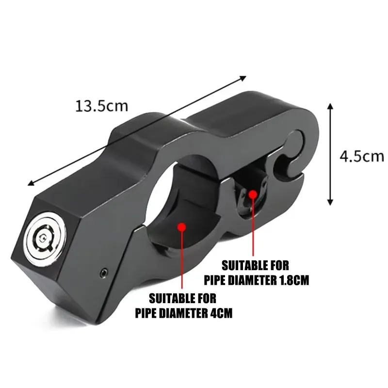 لهوندا CB CB650R CB650 CB1000 CB125 CB250 CB300 CB500 CB750 دراجة نارية المقود مكافحة سرقة قفل ، دراجة نارية مكافحة سرقة قفل