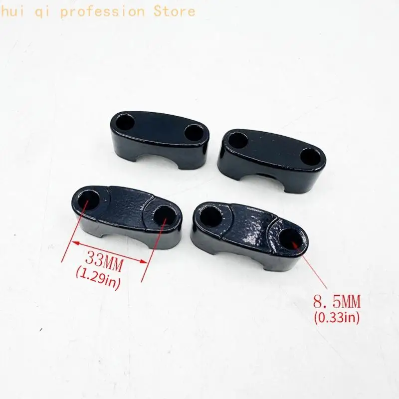 Oberes Lenkerklemmenpaar, 7/8 Zoll Ersatzhalterung, Zwei-Schrauben-Spaltblöcke mit Hardware für Reparatur und Montageteil H8WE – Detail 6
