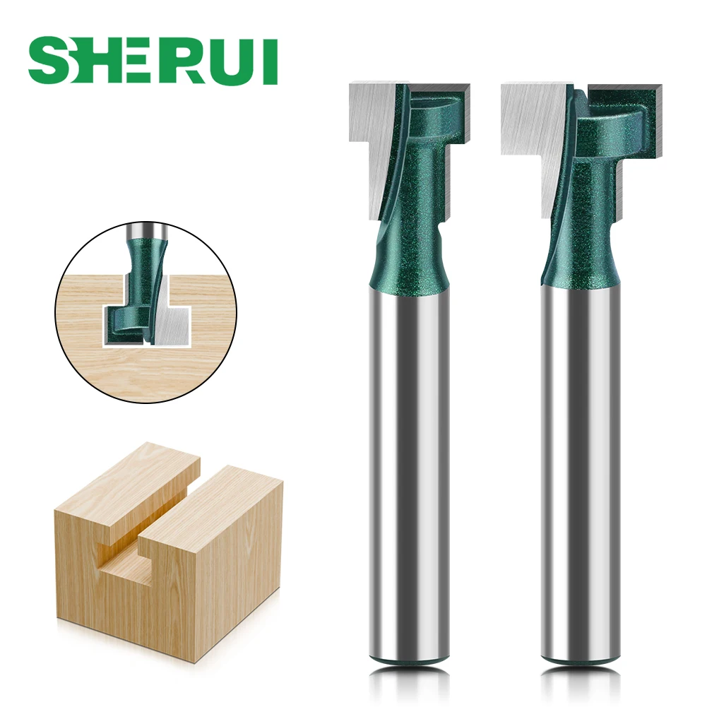 Mata bor pengunci pintu 6MM 1/4 ", pisau mata profil kayu untuk mata kayu, mata profil pemotong karbida