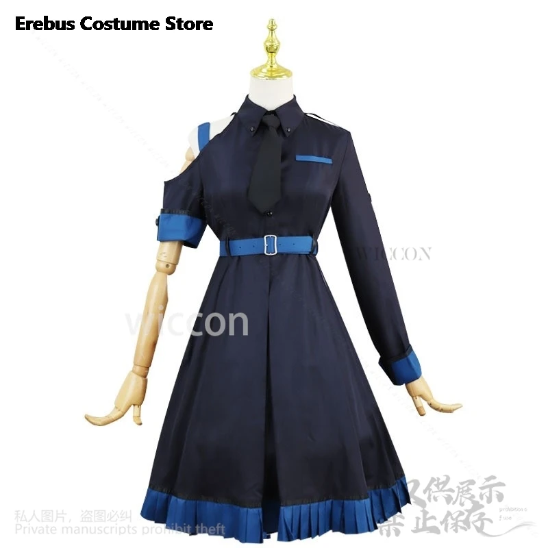 Anime Spel Gakuen Idolm @ Ster Cosplay Katsuragi Lilja Kostuum Pruiken Lolita Jurk Uniform Vrouw Sexy Halloween Verjaardagsfeestje Pak