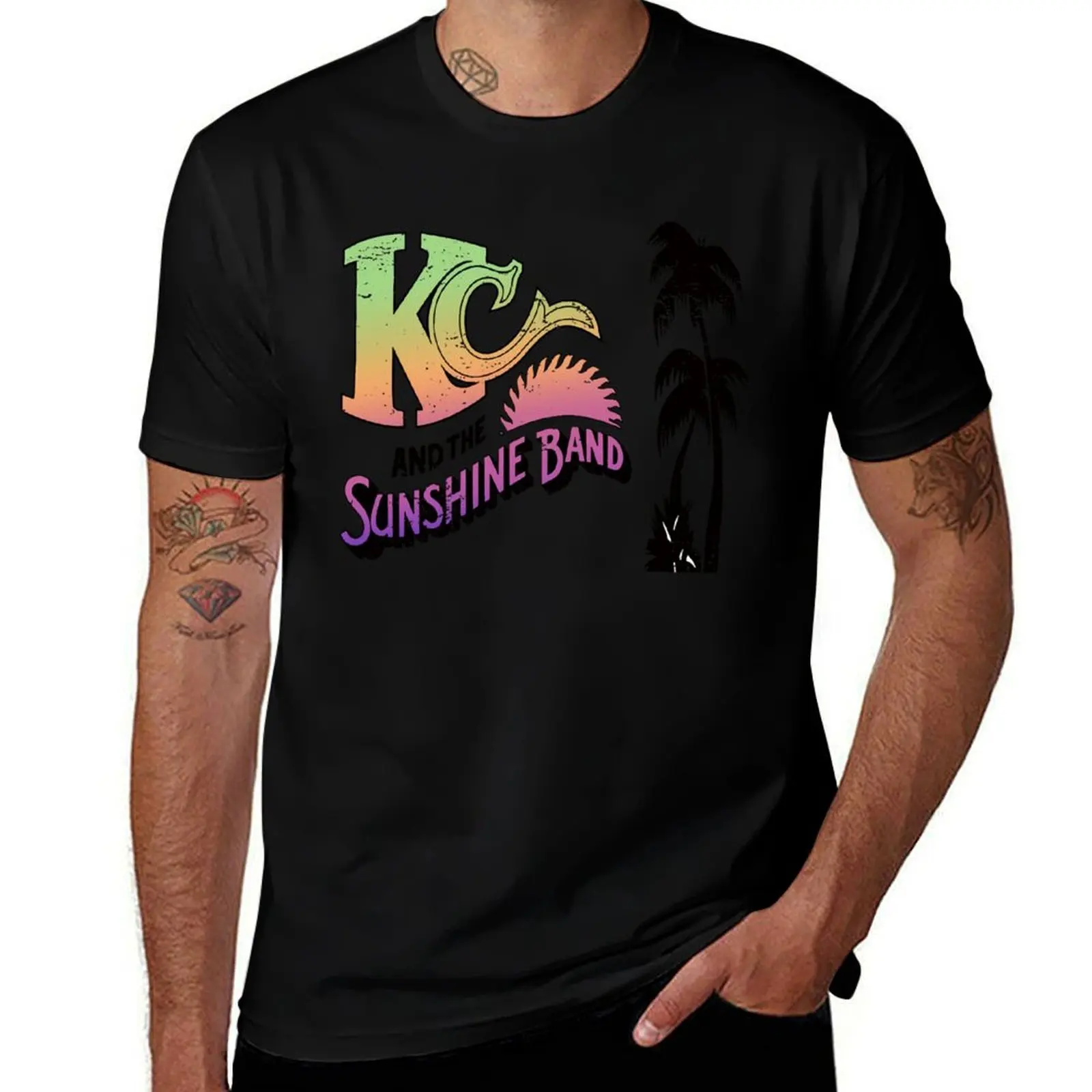 

Kc and the sunshine T-Shirt black cotton t-shirt plain for man package t shirt for man T-Shirt