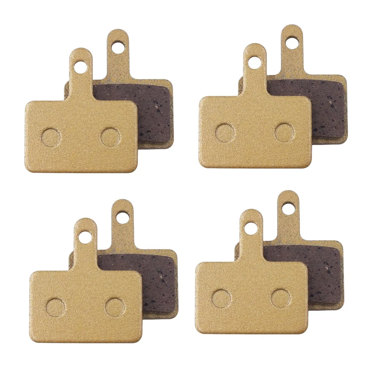 

Mountain Biking Gold Disc Brake Pads Sintered Metal Metal Construction Heat Resistant Precise Fitment For M375